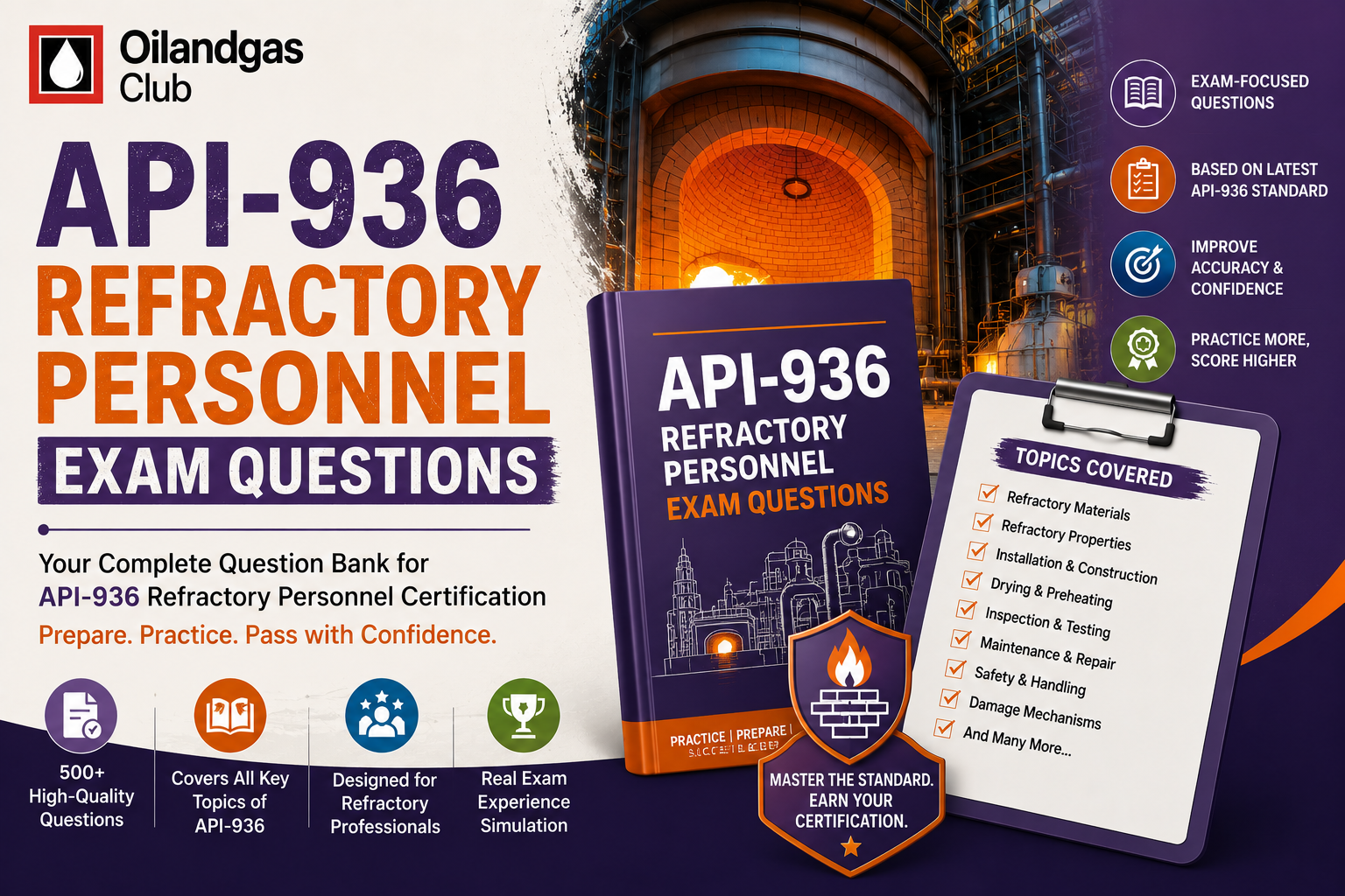 API-936 Refractory Personnel exam questions