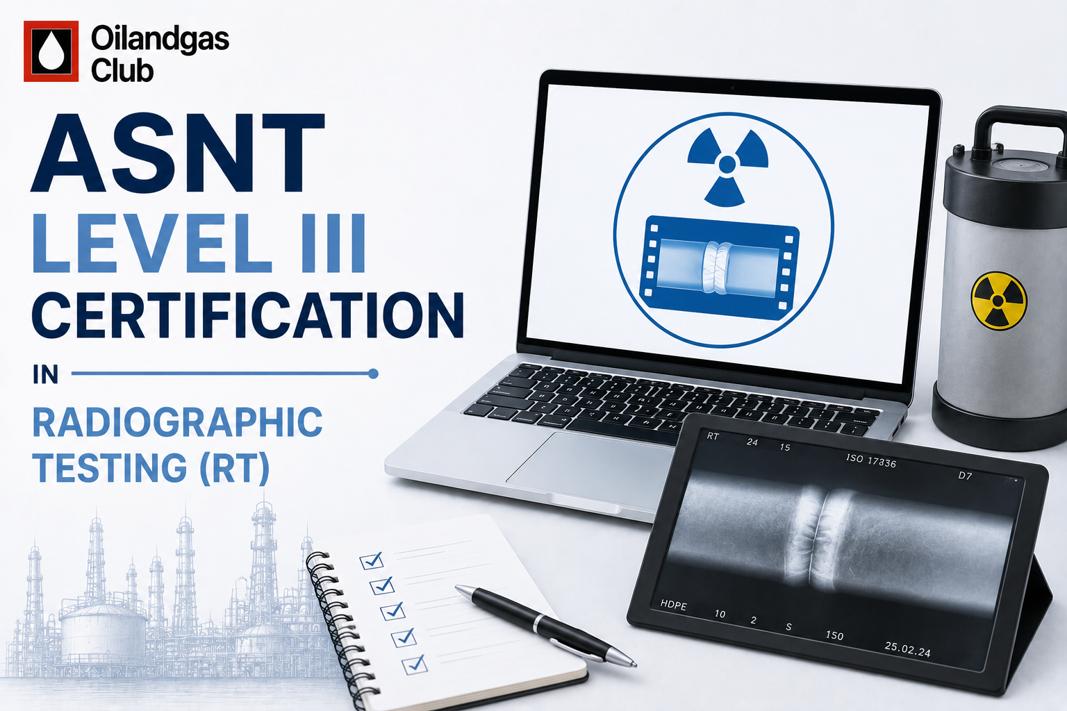 ASNT Level III Certification in Radiographic Testing (RT)