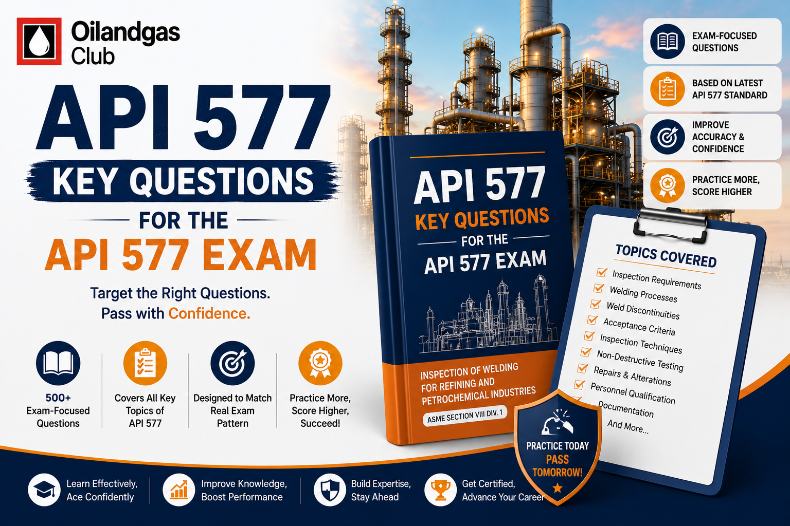 Key Questions for the API 577 Exam